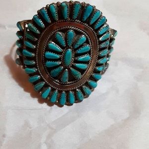 Navajo hand made turqouise bracelet